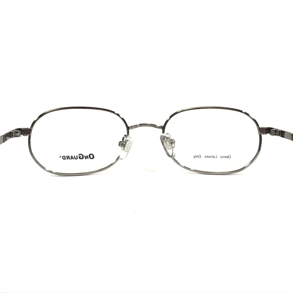 OnGuard Safety Eyeglasses Frames OG-085 Silver Round Full Rim Z87-2+ 52-19-135